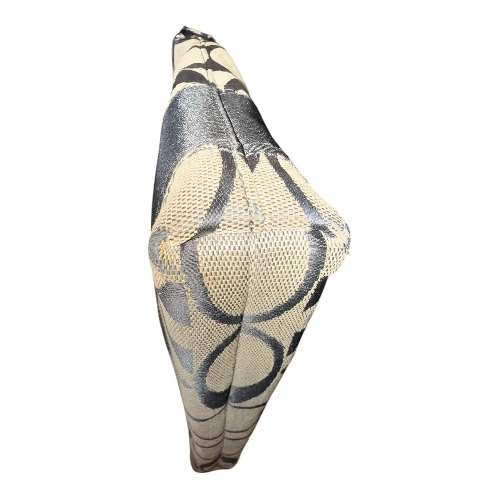 Coach Signature Jacquard Stripe Crossbody Zip Shoulder Bag Swing Pack F19220